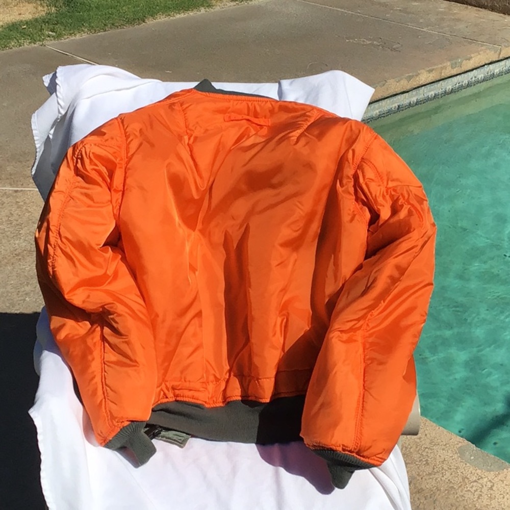 Alpha Industries MA-1 bombers jacket sized XXLG. - Picture 10 of 13